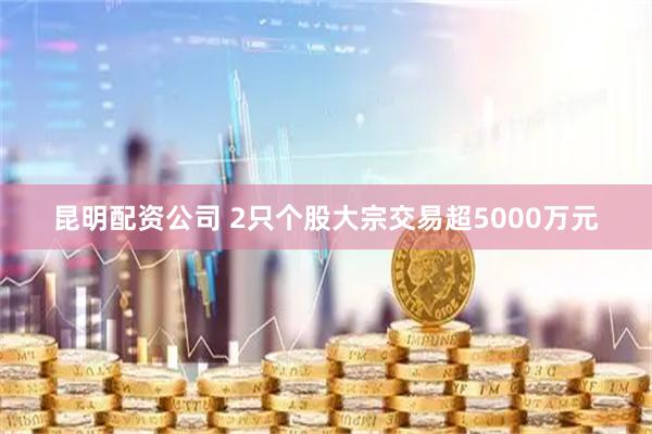 昆明配资公司 2只个股大宗交易超5000万元